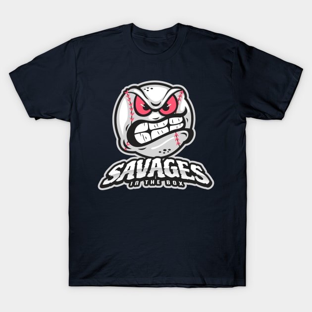 Savages In The Box T-Shirt by Cosmo Gazoo